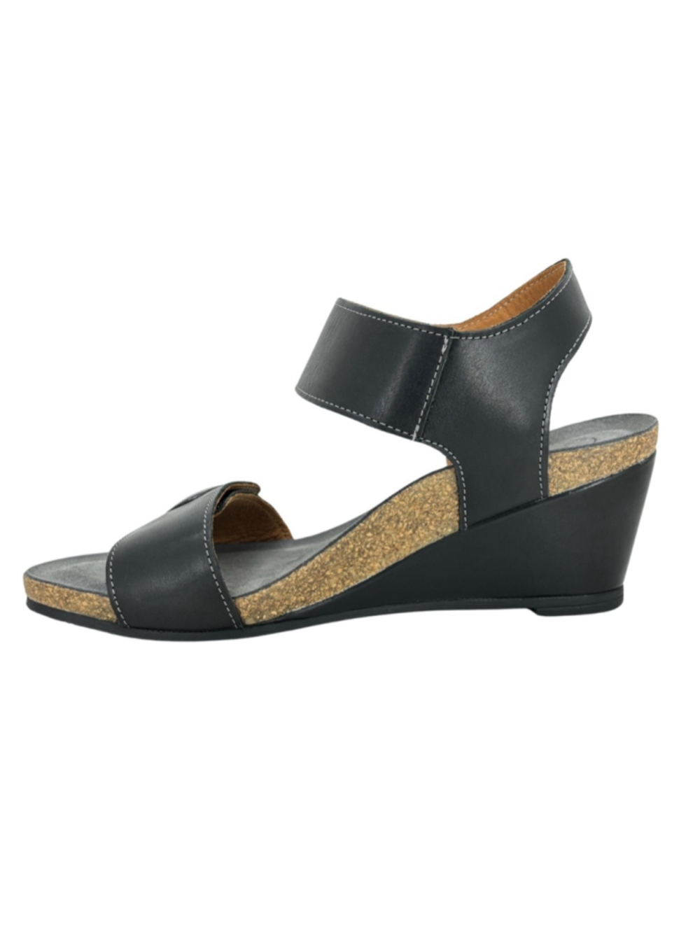Carousel 3 Crazy Sexy Wedges sz 8-8.5 Dark Blue Bronze accents almost new! - Picture 4 of 11